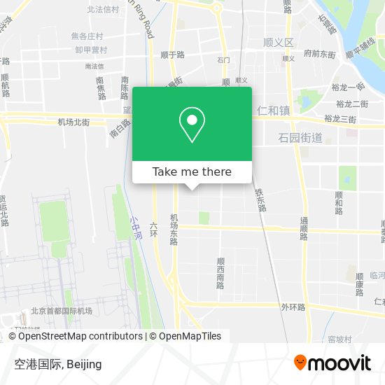 空港国际 map