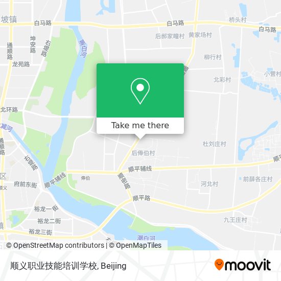 顺义职业技能培训学校 map