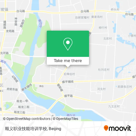 顺义职业技能培训学校 map