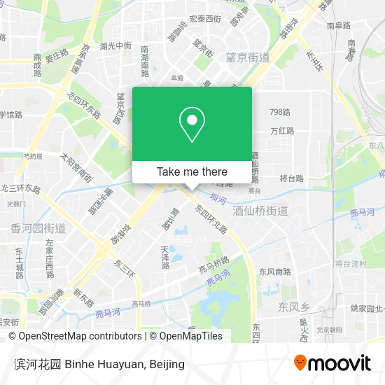 滨河花园 Binhe Huayuan map