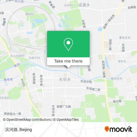 滨河路 map