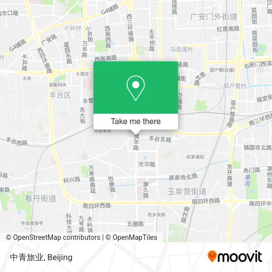 中青旅业 map