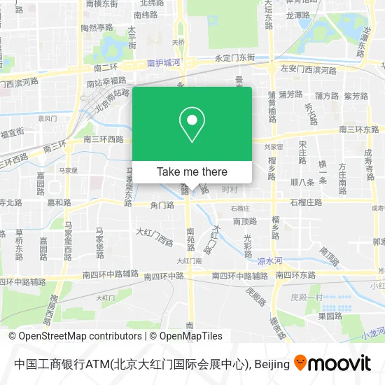 中国工商银行ATM(北京大红门国际会展中心) map