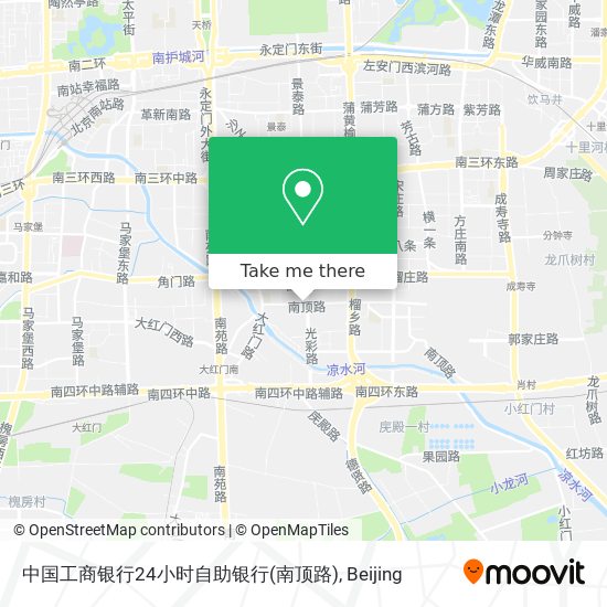 中国工商银行24小时自助银行(南顶路) map