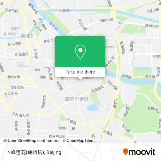 卜蜂莲花(通州店) map
