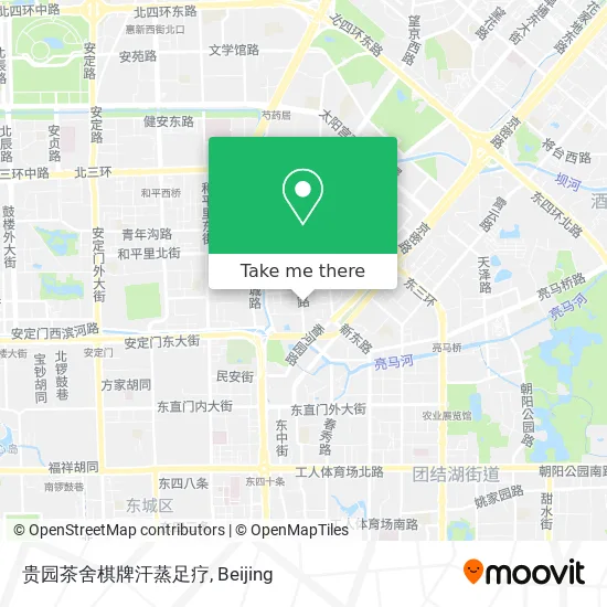 贵园茶舍棋牌汗蒸足疗 map