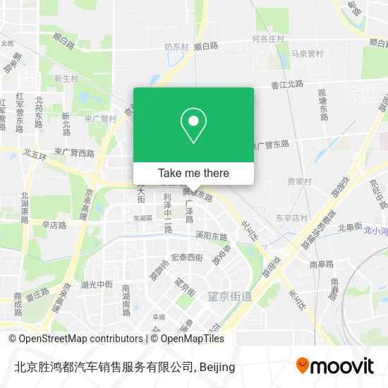 北京胜鸿都汽车销售服务有限公司 map