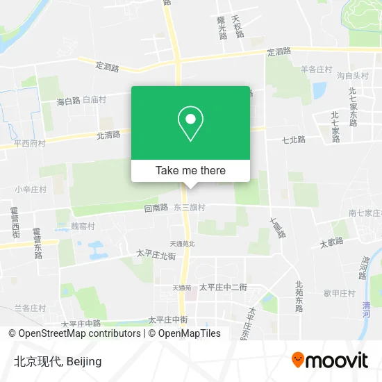 北京现代 map