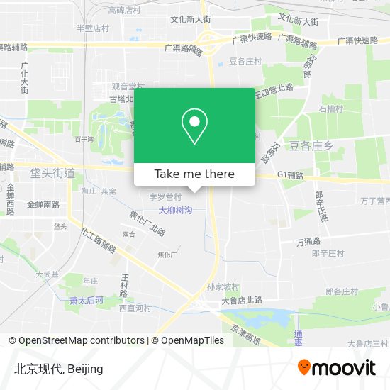 北京现代 map