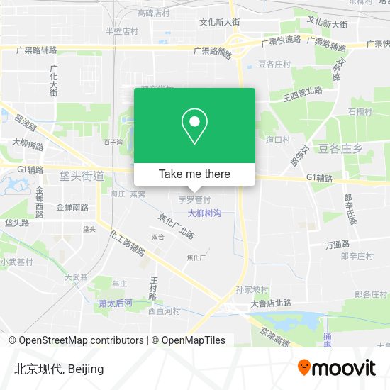 北京现代 map