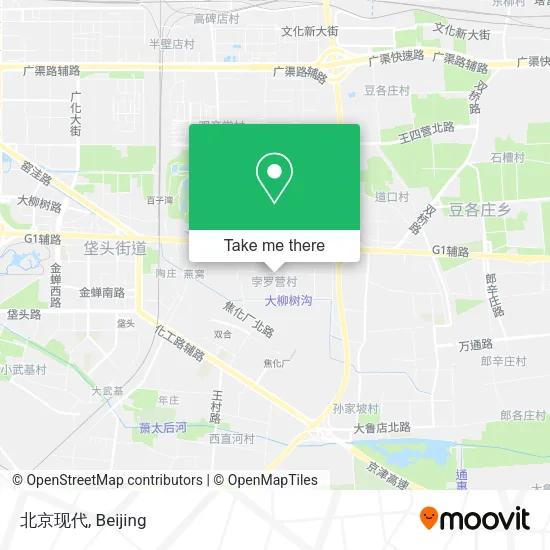 北京现代 map