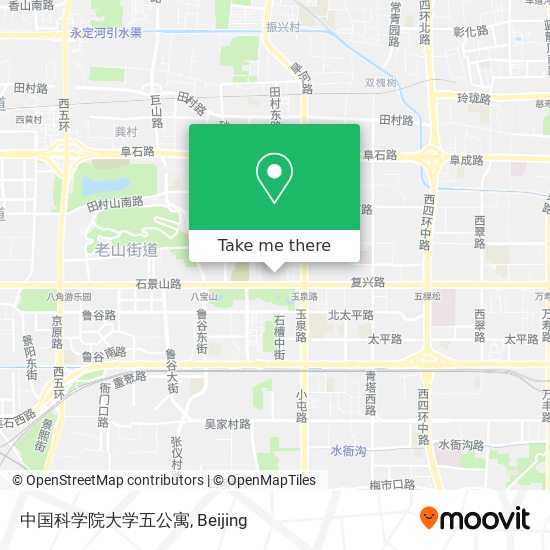 中国科学院大学五公寓 map