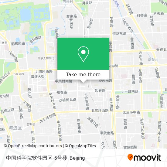 中国科学院软件园区-5号楼 map