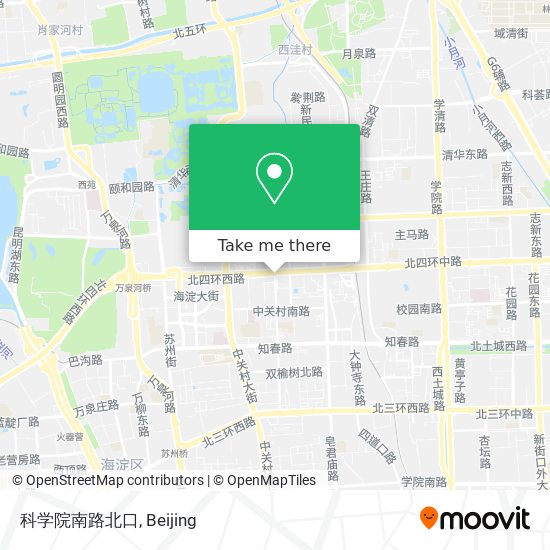 科学院南路北口 map