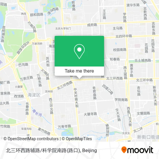 北三环西路辅路/科学院南路(路口) map