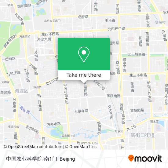 中国农业科学院-南1门 map