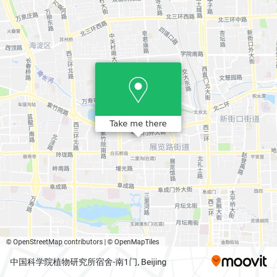 中国科学院植物研究所宿舍-南1门 map