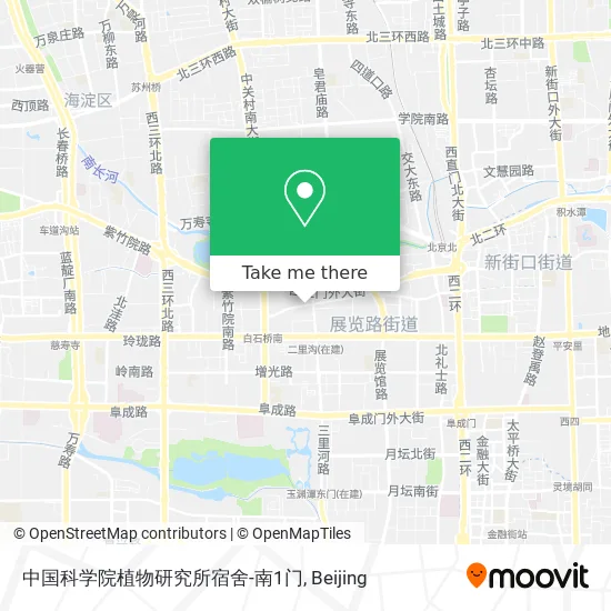 中国科学院植物研究所宿舍-南1门 map
