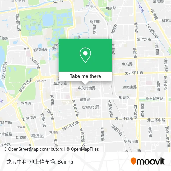龙芯中科-地上停车场 map
