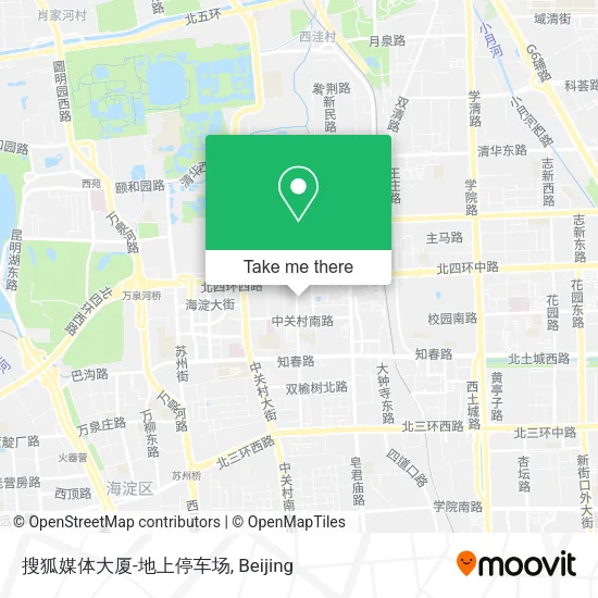 搜狐媒体大厦-地上停车场 map
