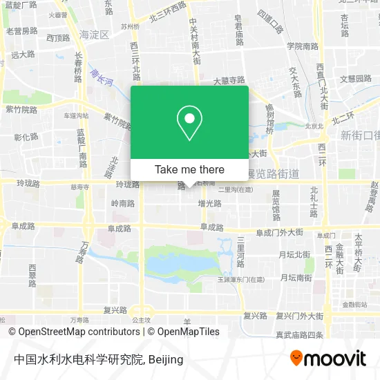 中国水利水电科学研究院 map