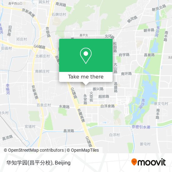 华知学园(昌平分校) map