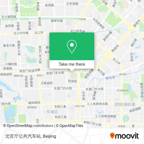 北官厅公共汽车站 map