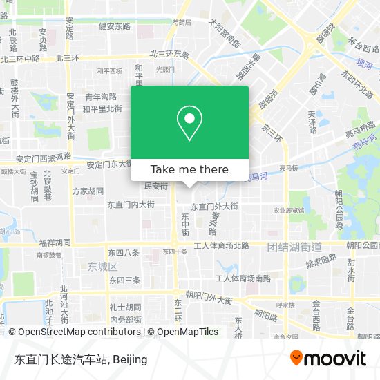 东直门长途汽车站 map