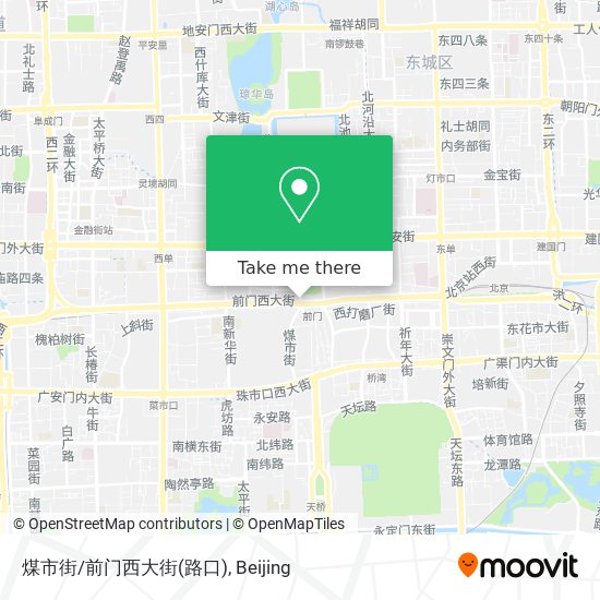 煤市街/前门西大街(路口) map
