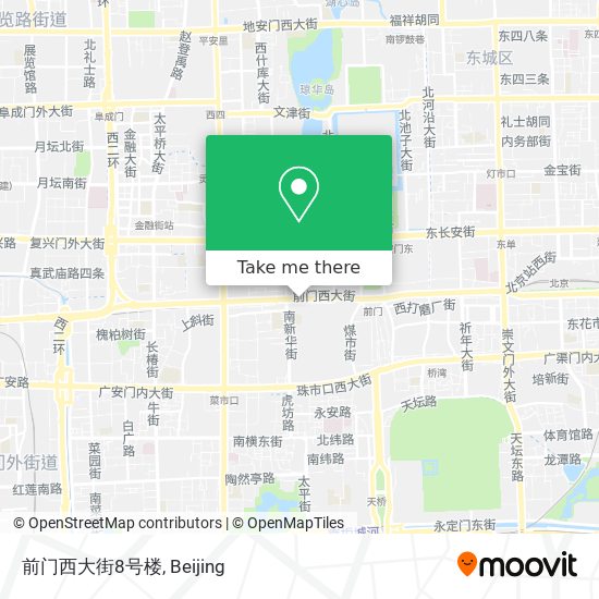 前门西大街8号楼 map