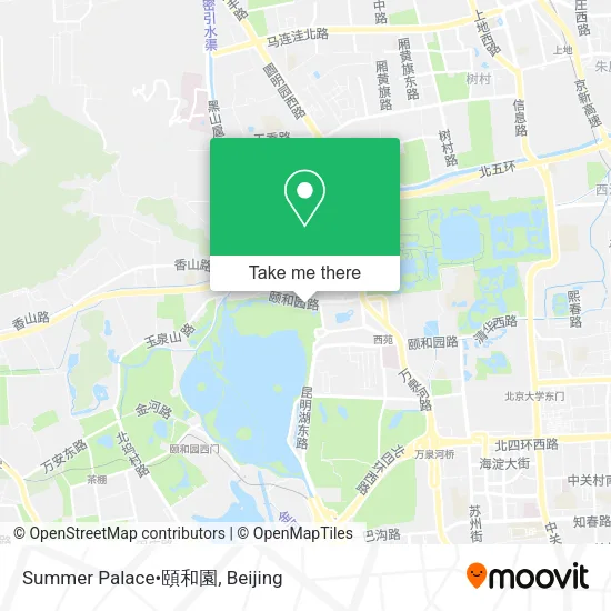 Summer Palace•頤和園 map