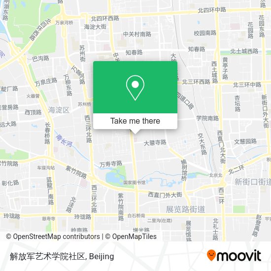 解放军艺术学院社区 map