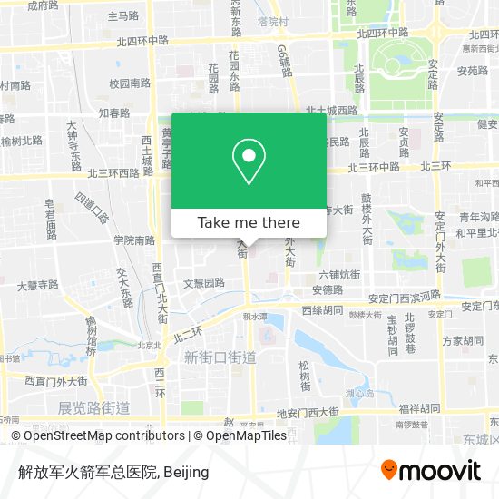 解放军火箭军总医院 map
