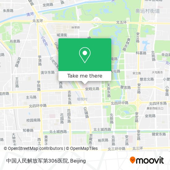 中国人民解放军第306医院 map