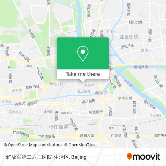 解放军第二六三医院-生活区 map