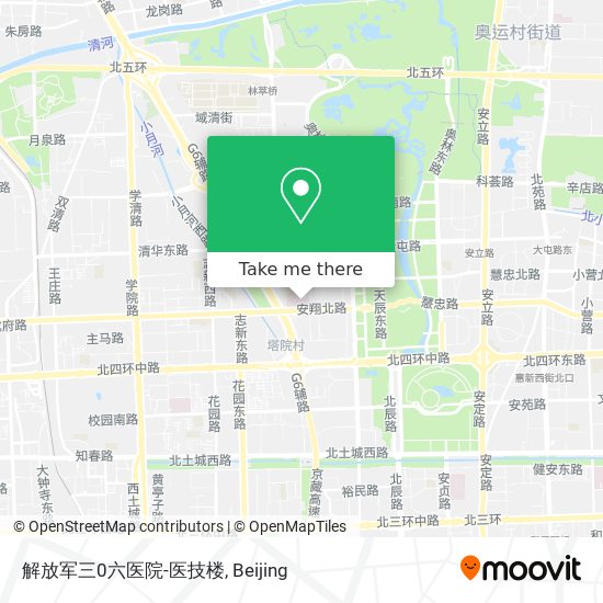 解放军三0六医院-医技楼 map