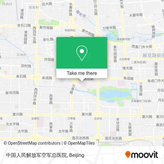 中国人民解放军空军总医院 map