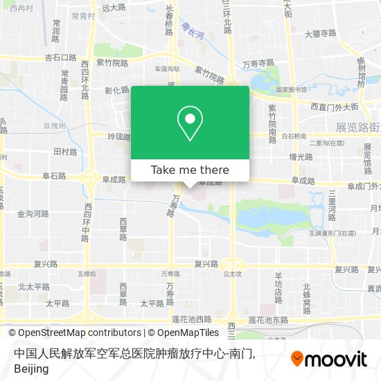 中国人民解放军空军总医院肿瘤放疗中心-南门 map