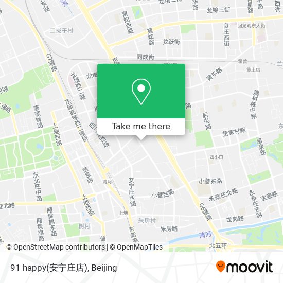 91 happy(安宁庄店) map