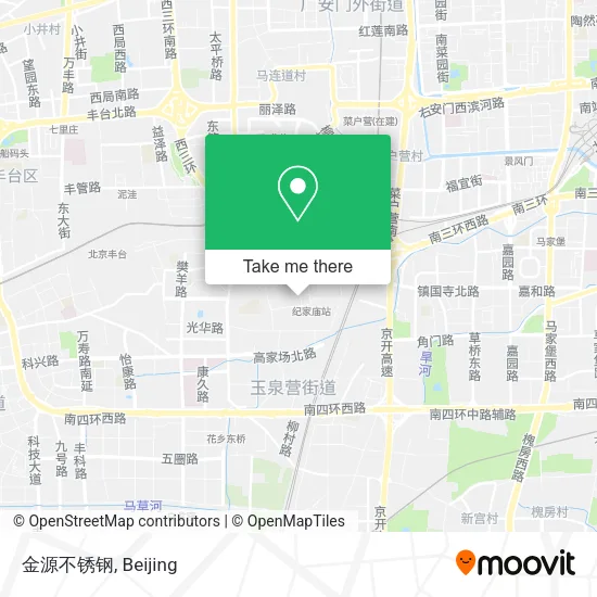 金源不锈钢 map
