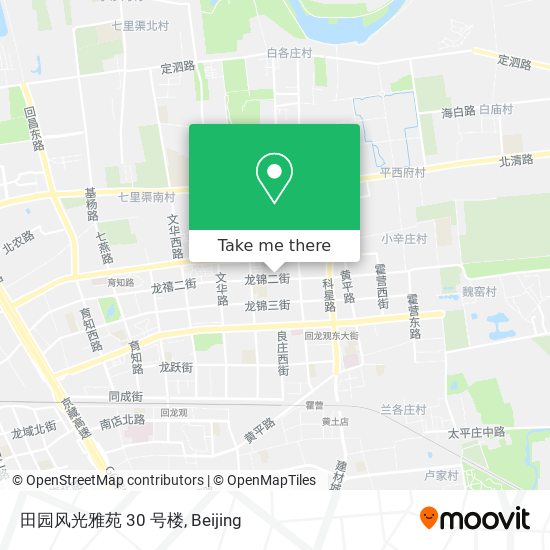 田园风光雅苑 30 号楼 map