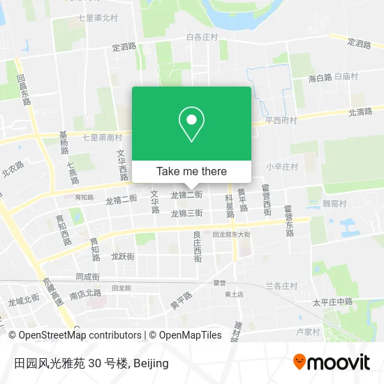 田园风光雅苑 30 号楼 map