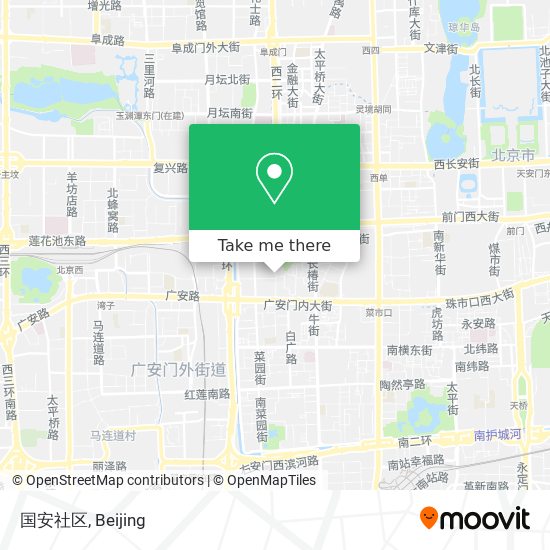 国安社区 map