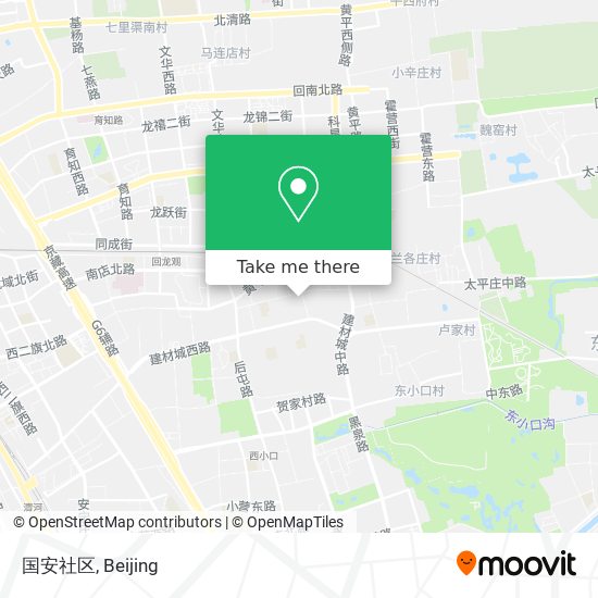 国安社区 map