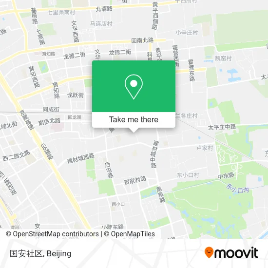 国安社区 map