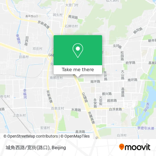 城角西路/宽街(路口) map