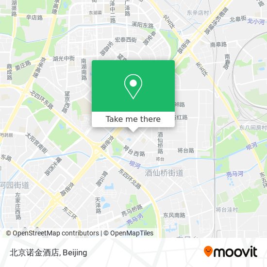 北京诺金酒店 map