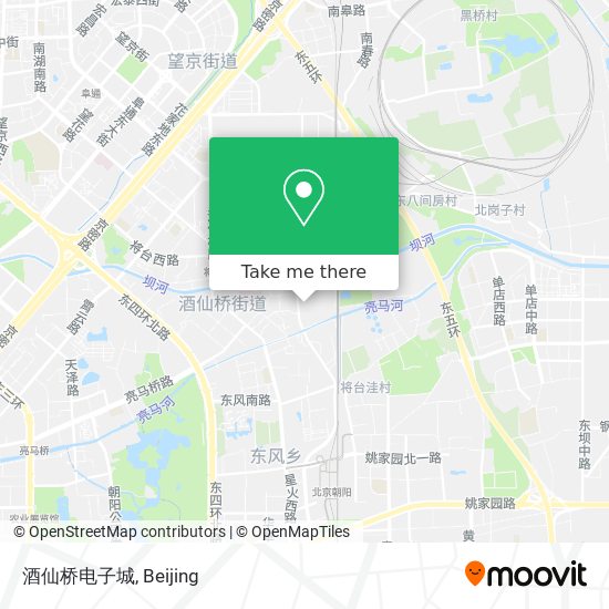 酒仙桥电子城 map