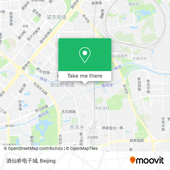 酒仙桥电子城 map