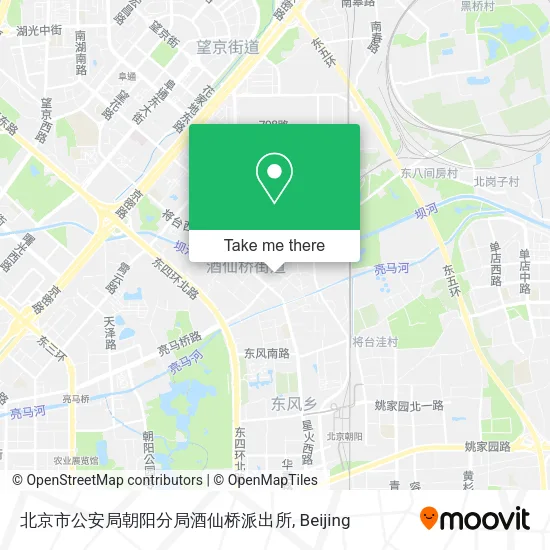 北京市公安局朝阳分局酒仙桥派出所 map